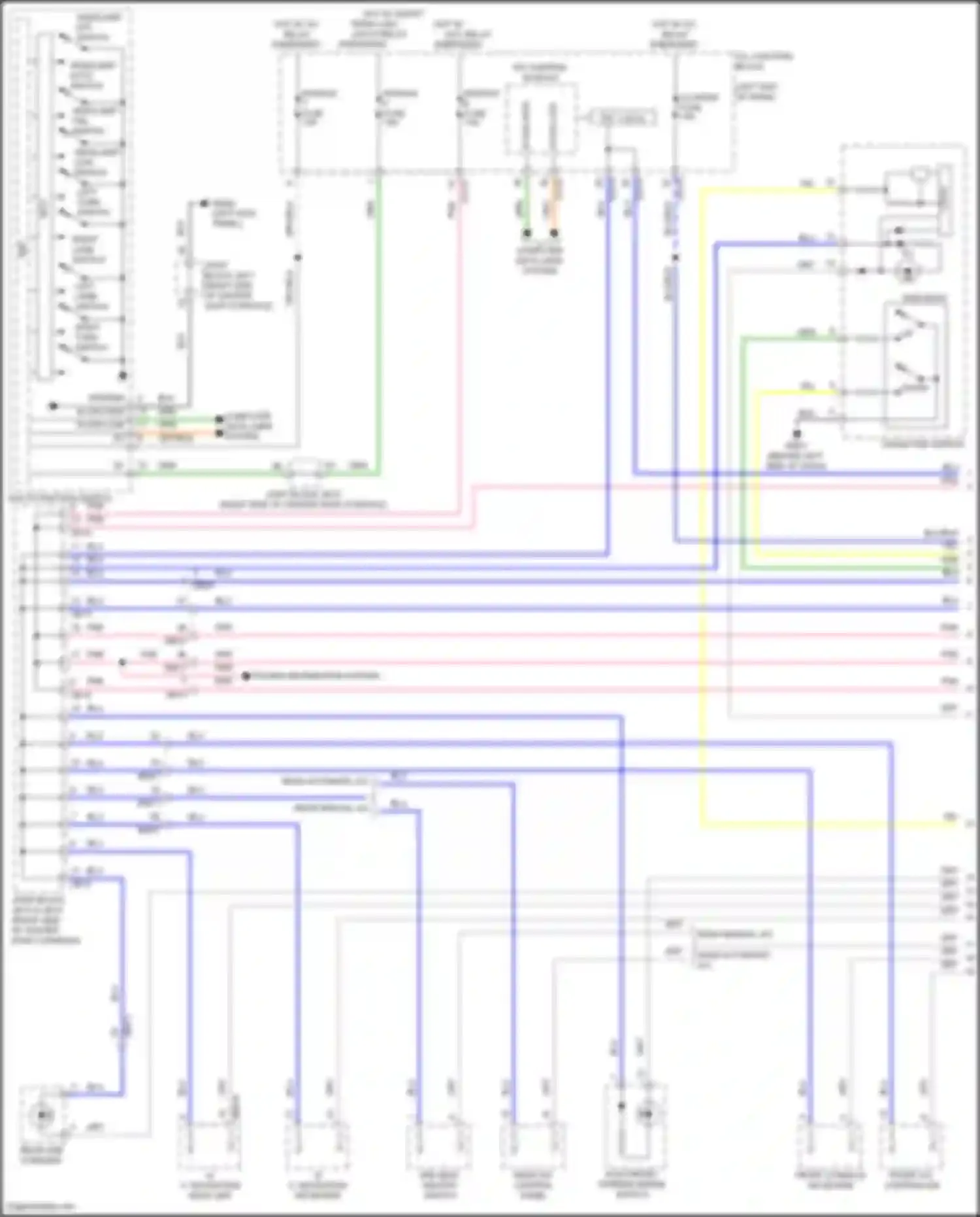 GV80 Genesis I facelift (2023-2024): Instrument illumination circuit (1 of 3)