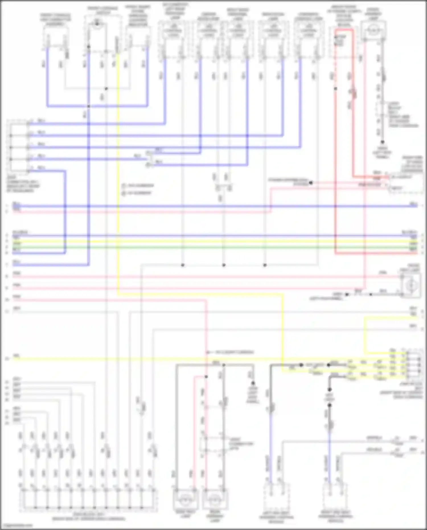 GV80 Genesis I facelift (2023-2024): Instrument illumination circuit (2 of 3)
