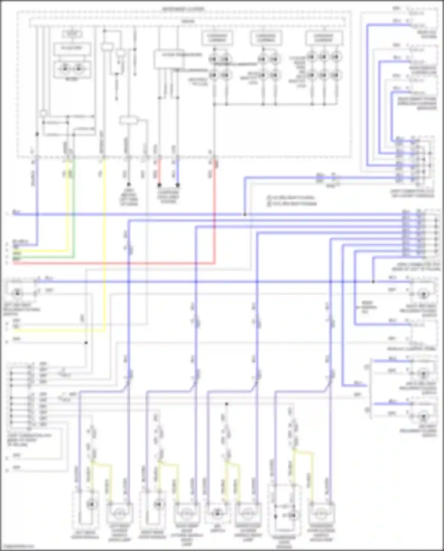 GV80 Genesis I facelift (2023-2024): Instrument illumination circuit (3 of 3)