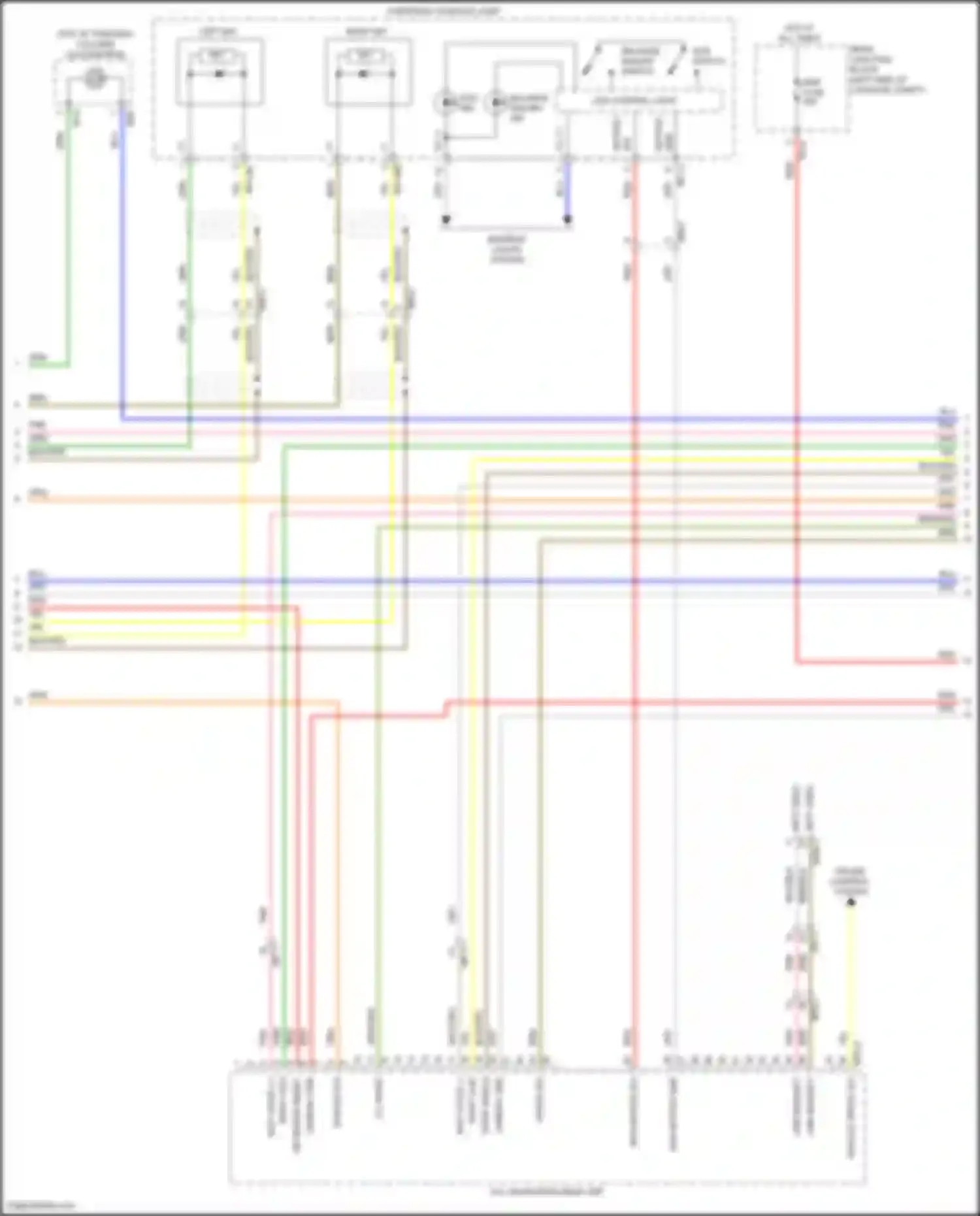 GV80 Genesis I facelift (2023-2024): Navigation circuit, w/ standard amplifier (3 of 7)