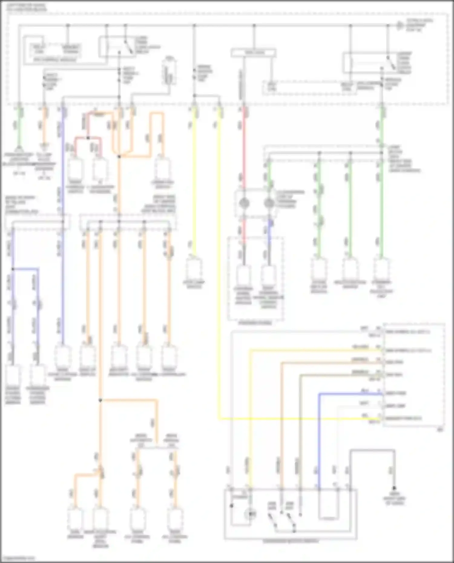 GV80 Genesis I facelift (2023-2024): Power distribution circuit (5 of 14)