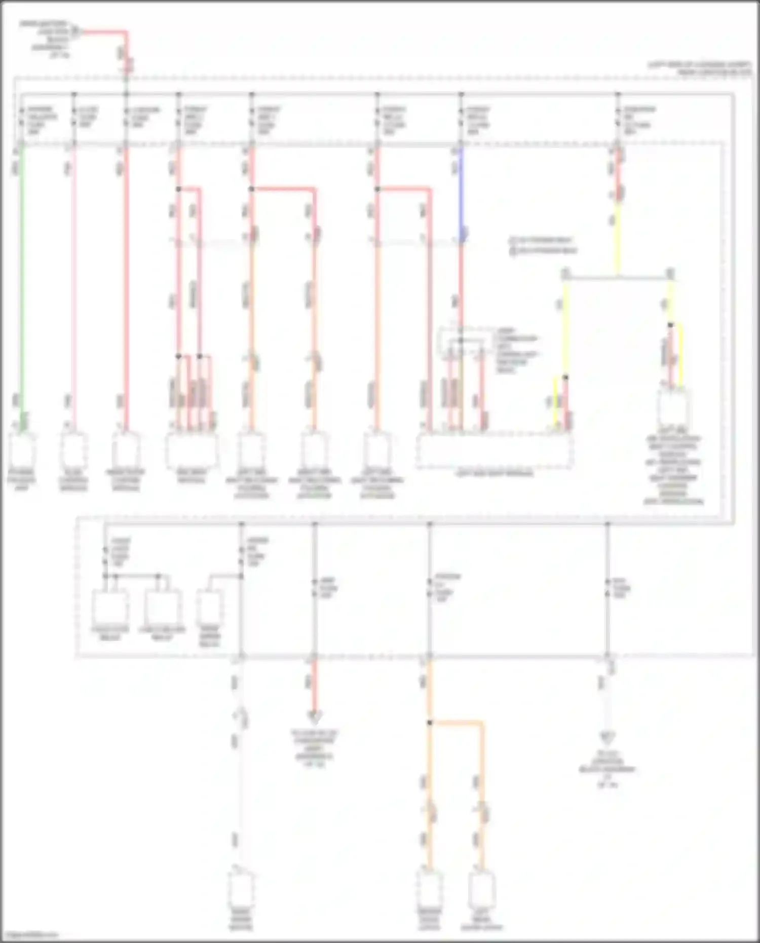 GV80 Genesis I facelift (2023-2024): Power distribution circuit (8 of 14)