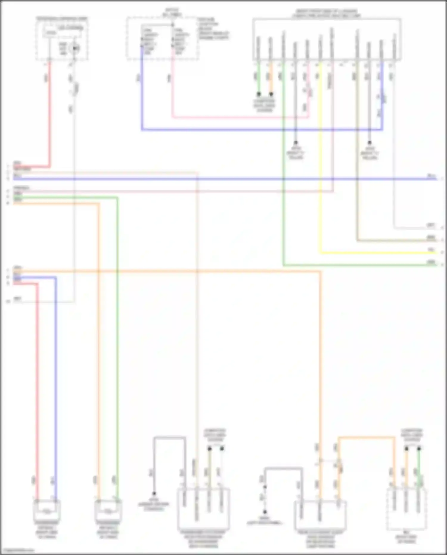 GV80 Genesis I facelift (2023-2024): Supplemental restraints circuit (2 of 4)