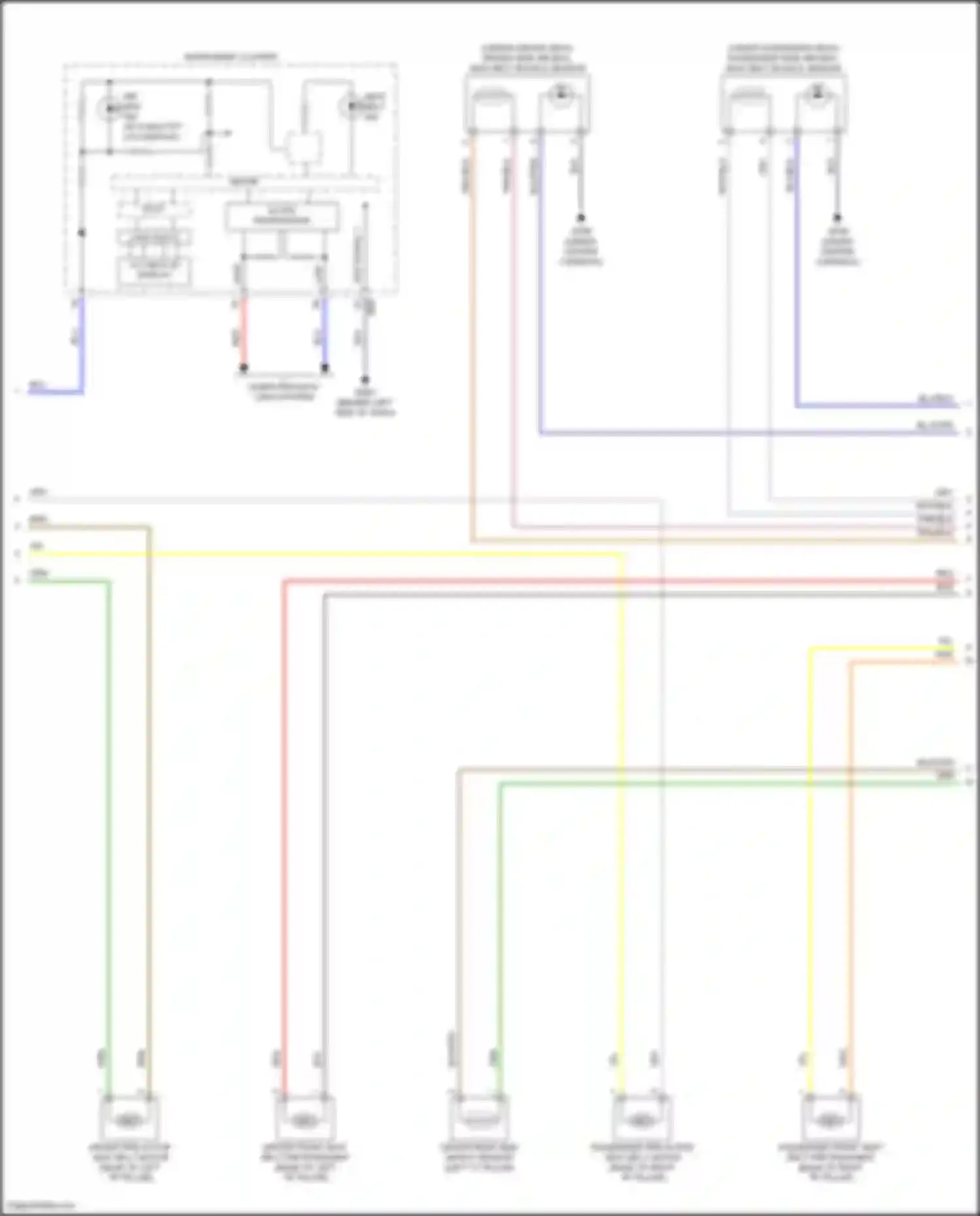 GV80 Genesis I facelift (2023-2024): Supplemental restraints circuit (3 of 4)