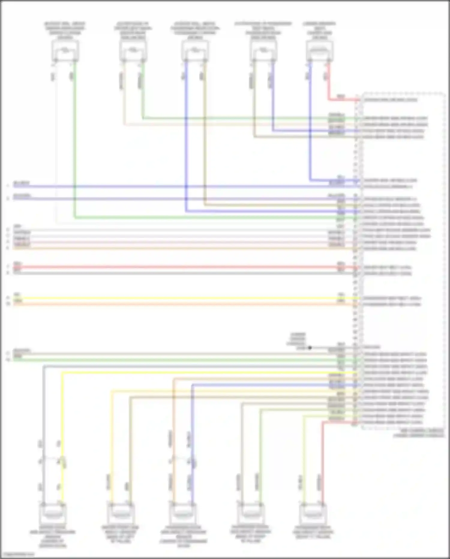 GV80 Genesis I facelift (2023-2024): Supplemental restraints circuit (4 of 4)