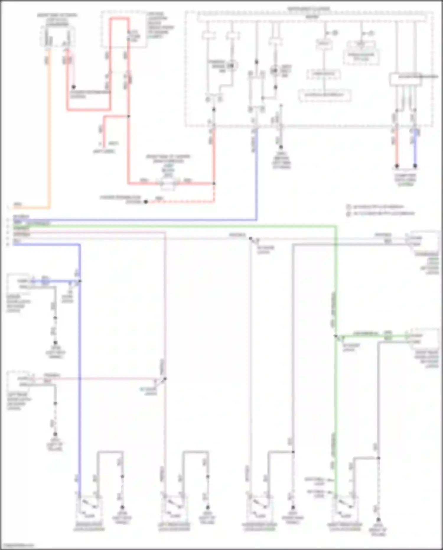 GV80 Genesis I facelift (2023-2024): Chime circuit (2 of 2)