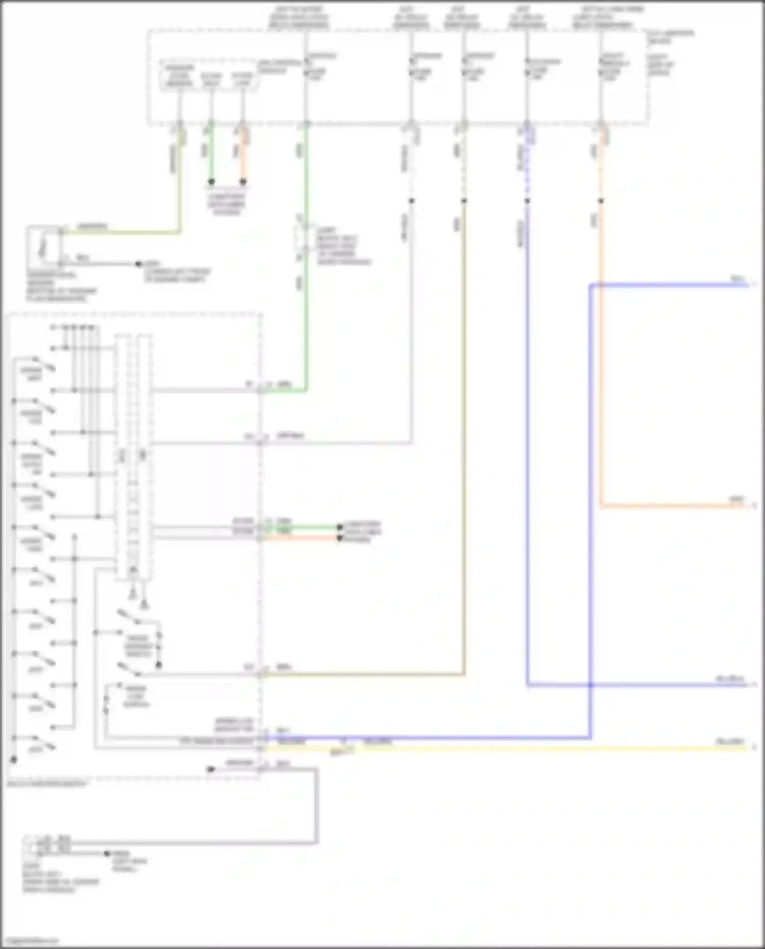 GV80 Genesis I facelift (2023-2024): Front wiper/washer circuit (1 of 2)