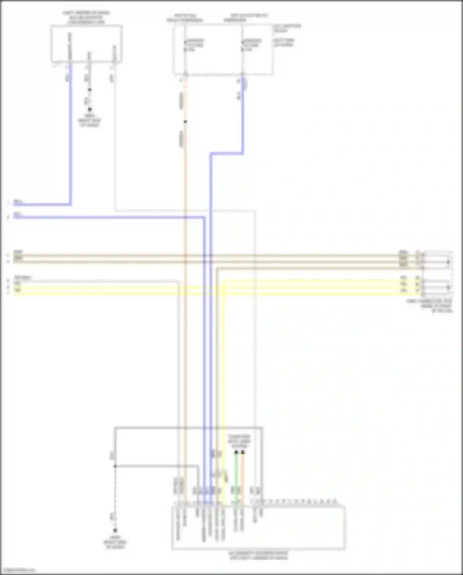 Wiring diagram acc/on input for Genesis GV80 I facelift (2023-2024) (1 of 25)
