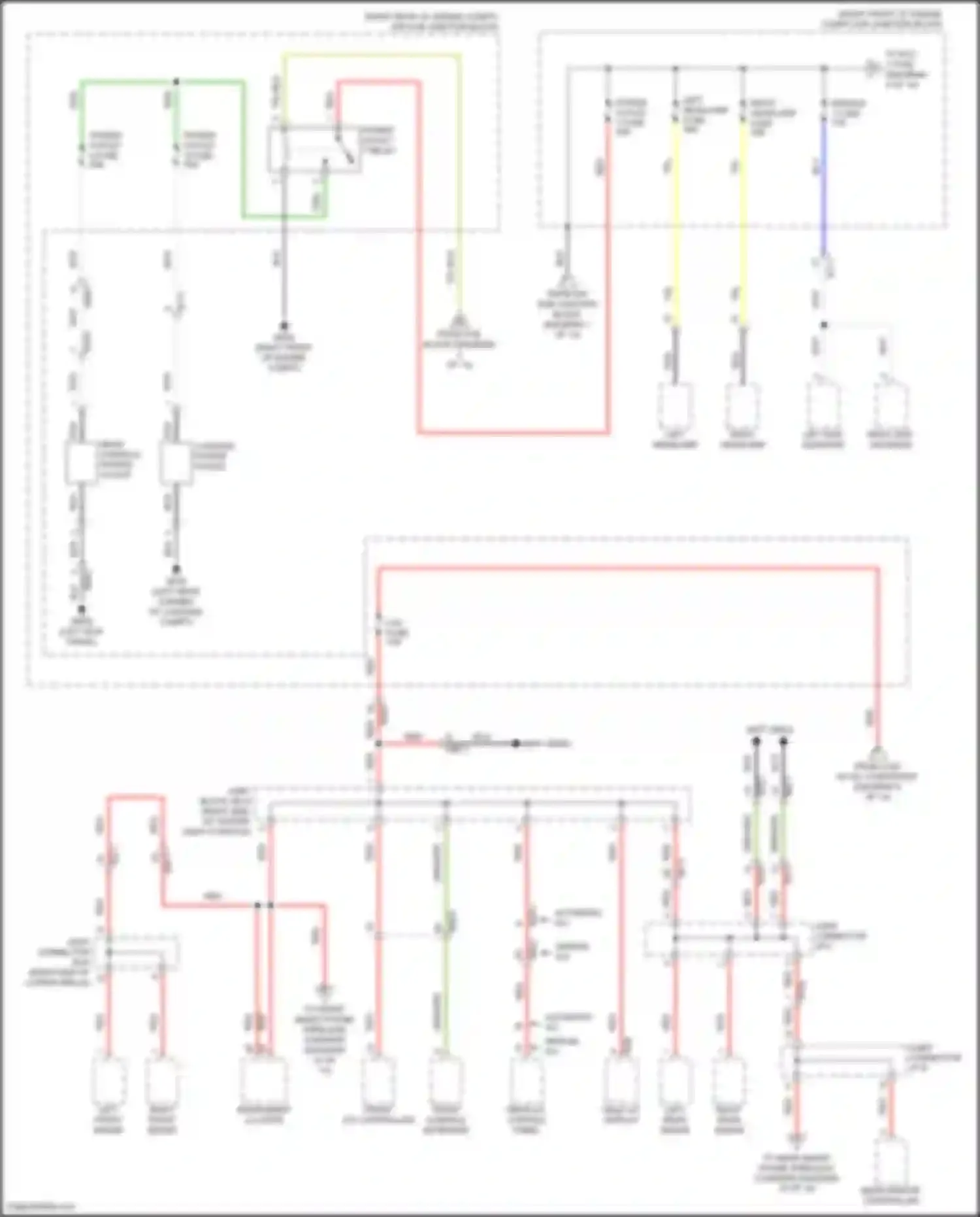 Wiring diagram automatic a/c manual a/c for Genesis GV80 I facelift (2023-2024) (1 of 1)