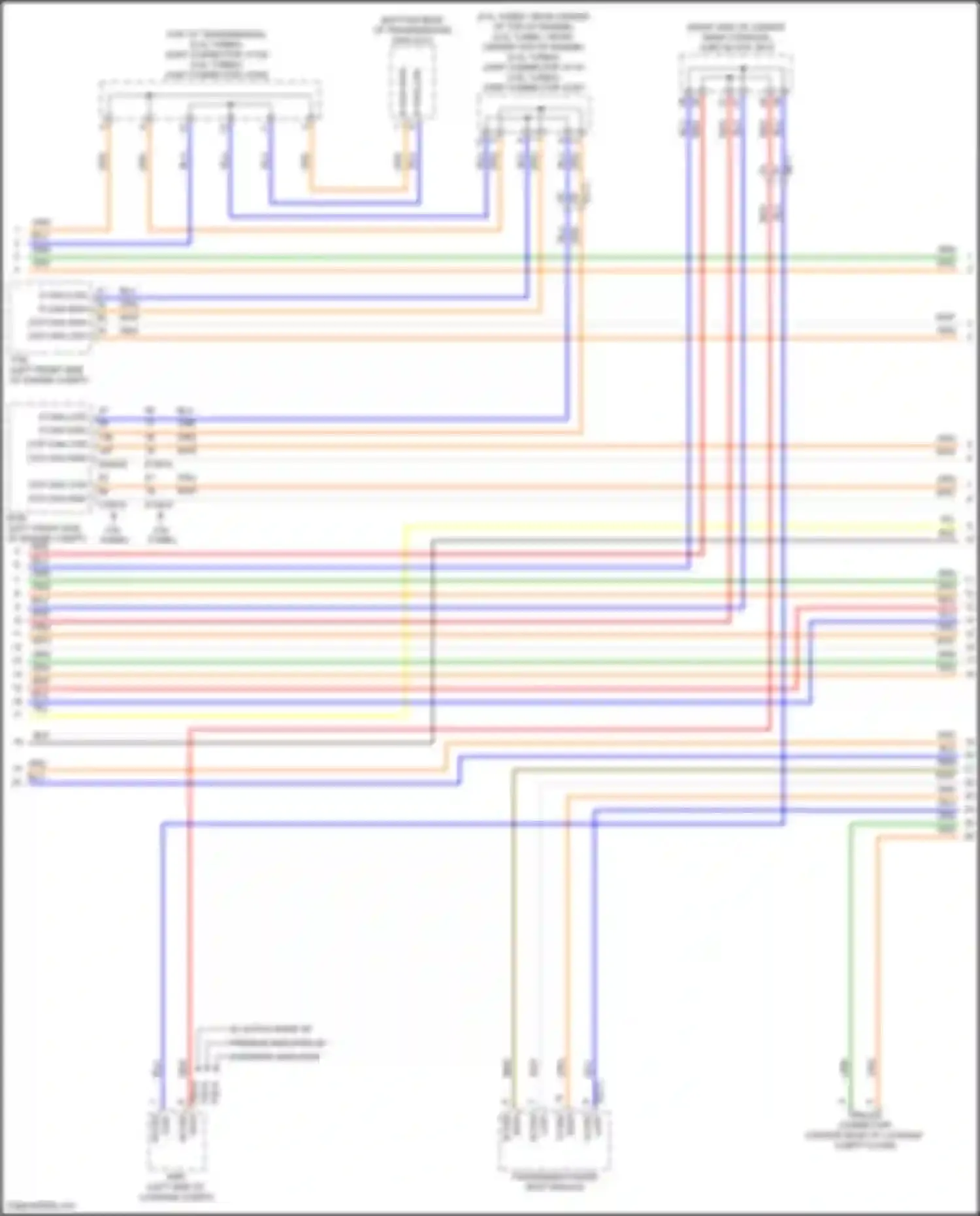 Wiring diagram b-can for Genesis GV80 I facelift (2023-2024) (3 of 10)