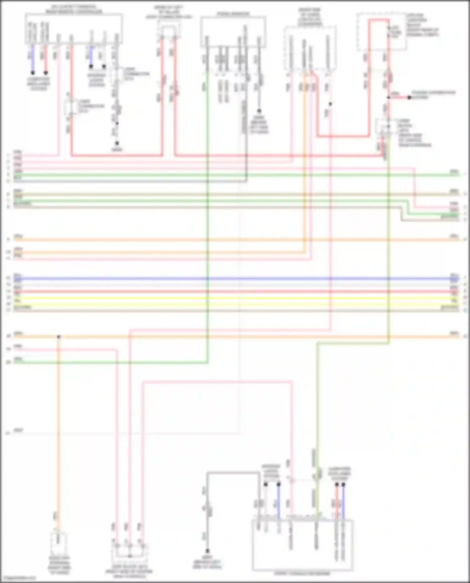 Wiring diagram blk/org for Genesis GV80 I facelift (2023-2024) (49 of 77)