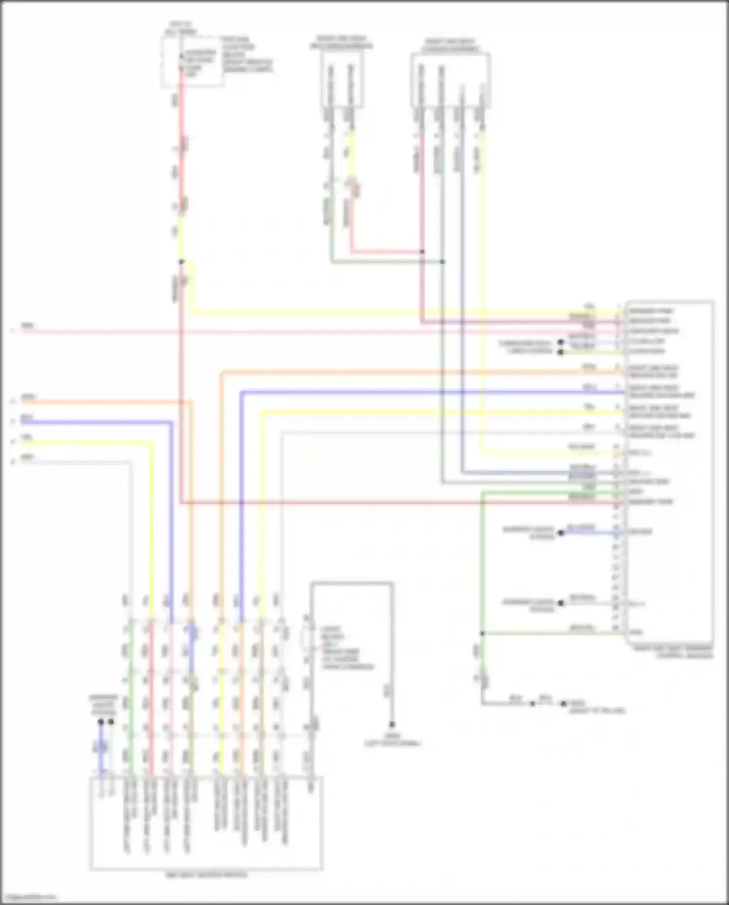 Wiring diagram blu for Genesis GV80 I facelift (2023-2024) (137 of 201)