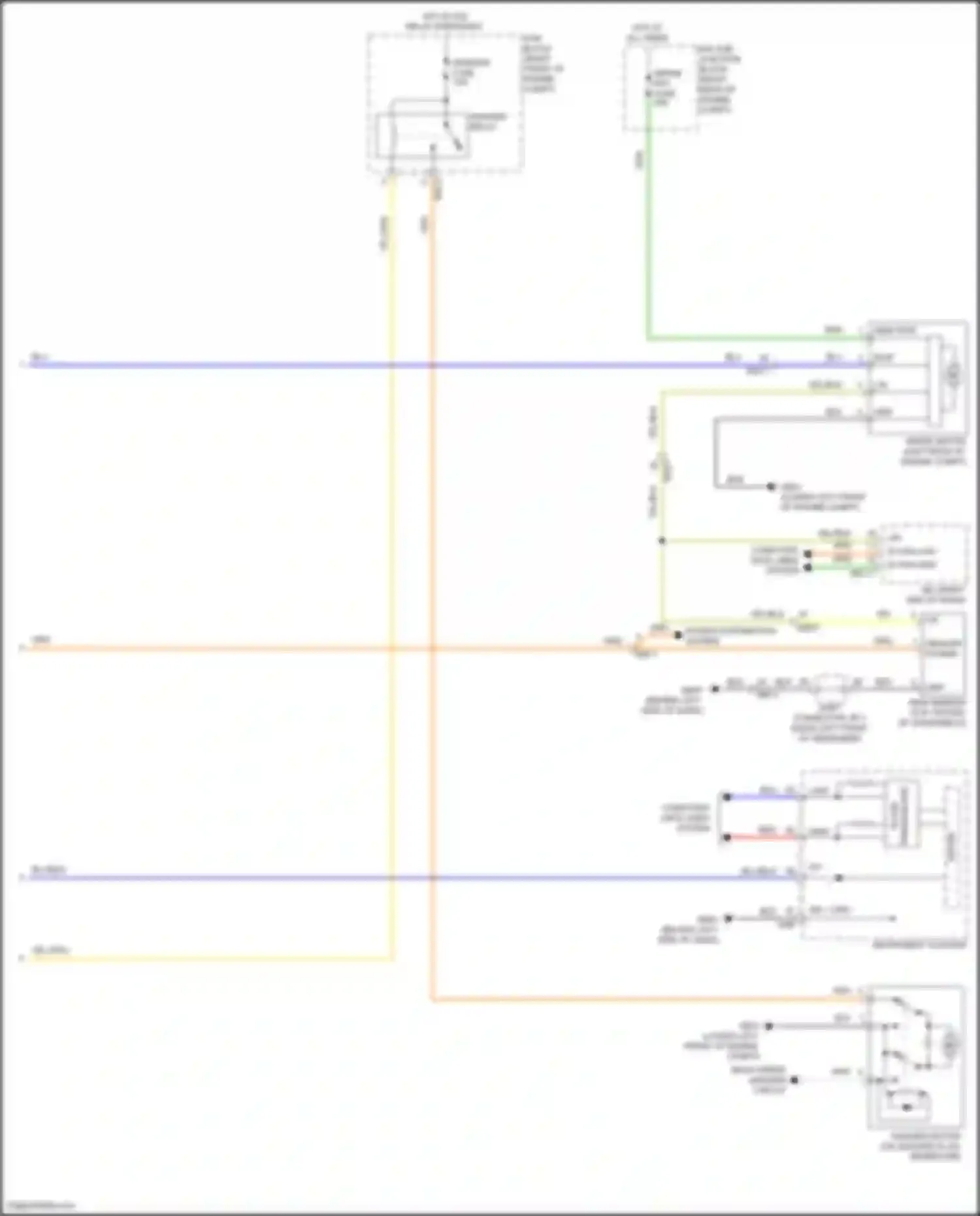 Wiring diagram blu for Genesis GV80 I facelift (2023-2024) (64 of 201)