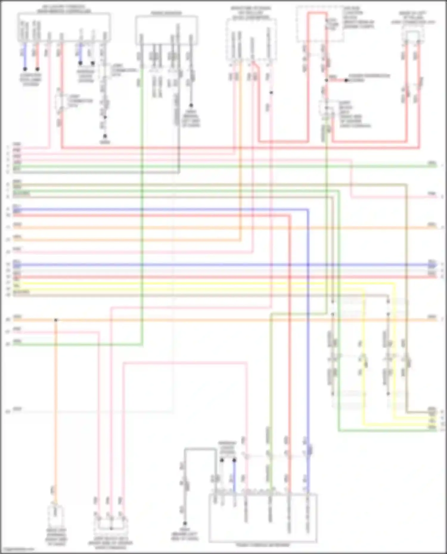 Wiring diagram coaxial cable for Genesis GV80 I facelift (2023-2024) (4 of 12)