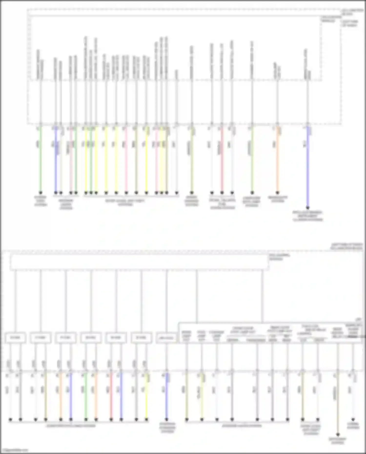 Wiring diagram defogger system for Genesis GV80 I facelift (2023-2024) (2 of 2)