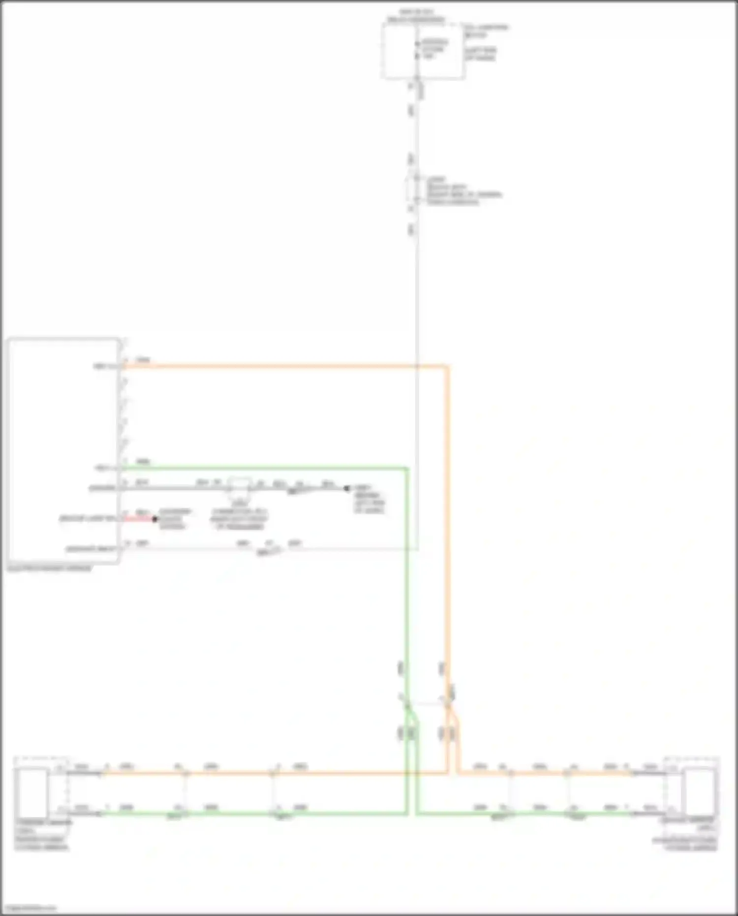 Wiring diagram electrochromic mirror for Genesis GV80 I facelift (2023-2024) (2 of 4)