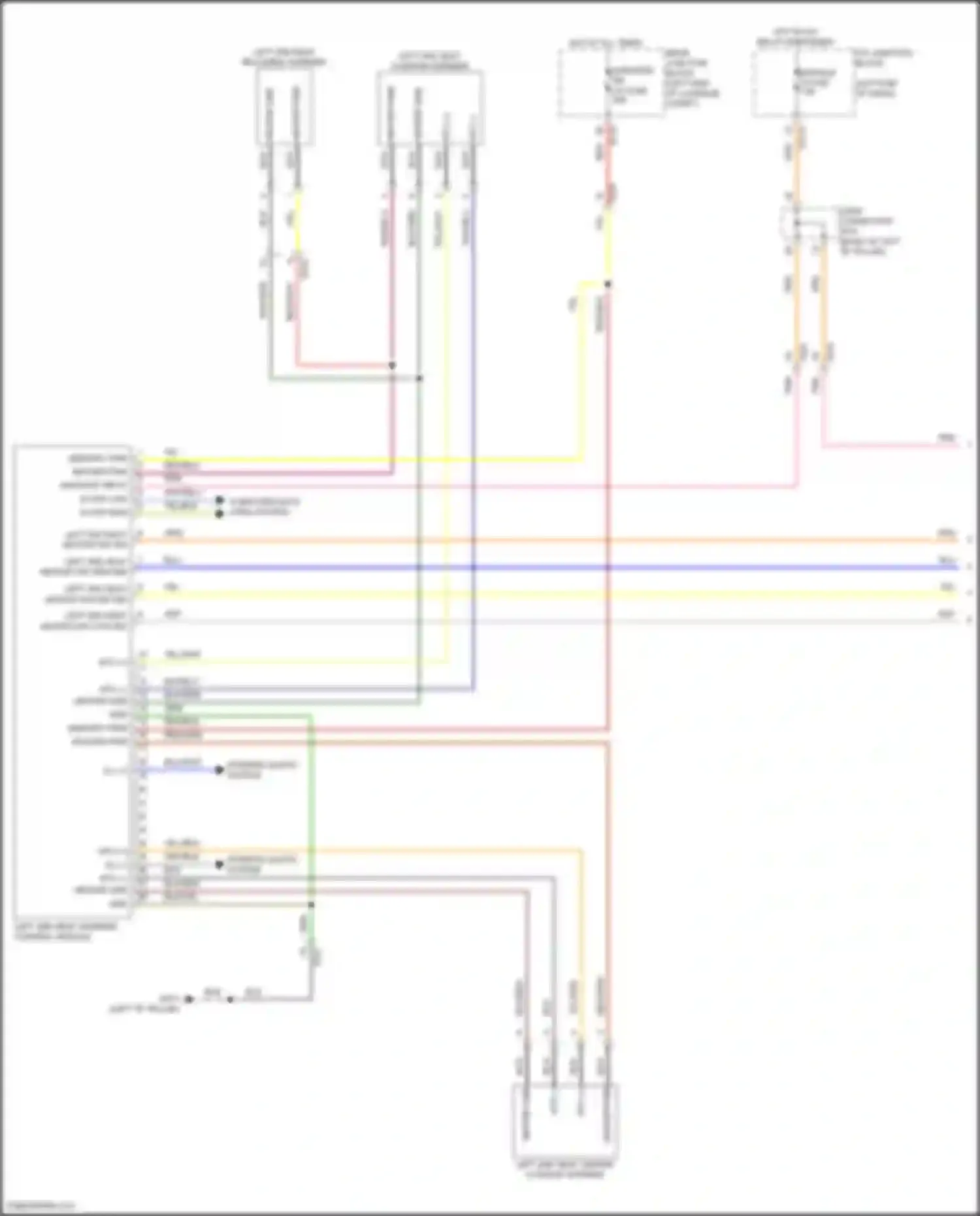 Wiring diagram hot at all times for Genesis GV80 I facelift (2023-2024) (76 of 100)
