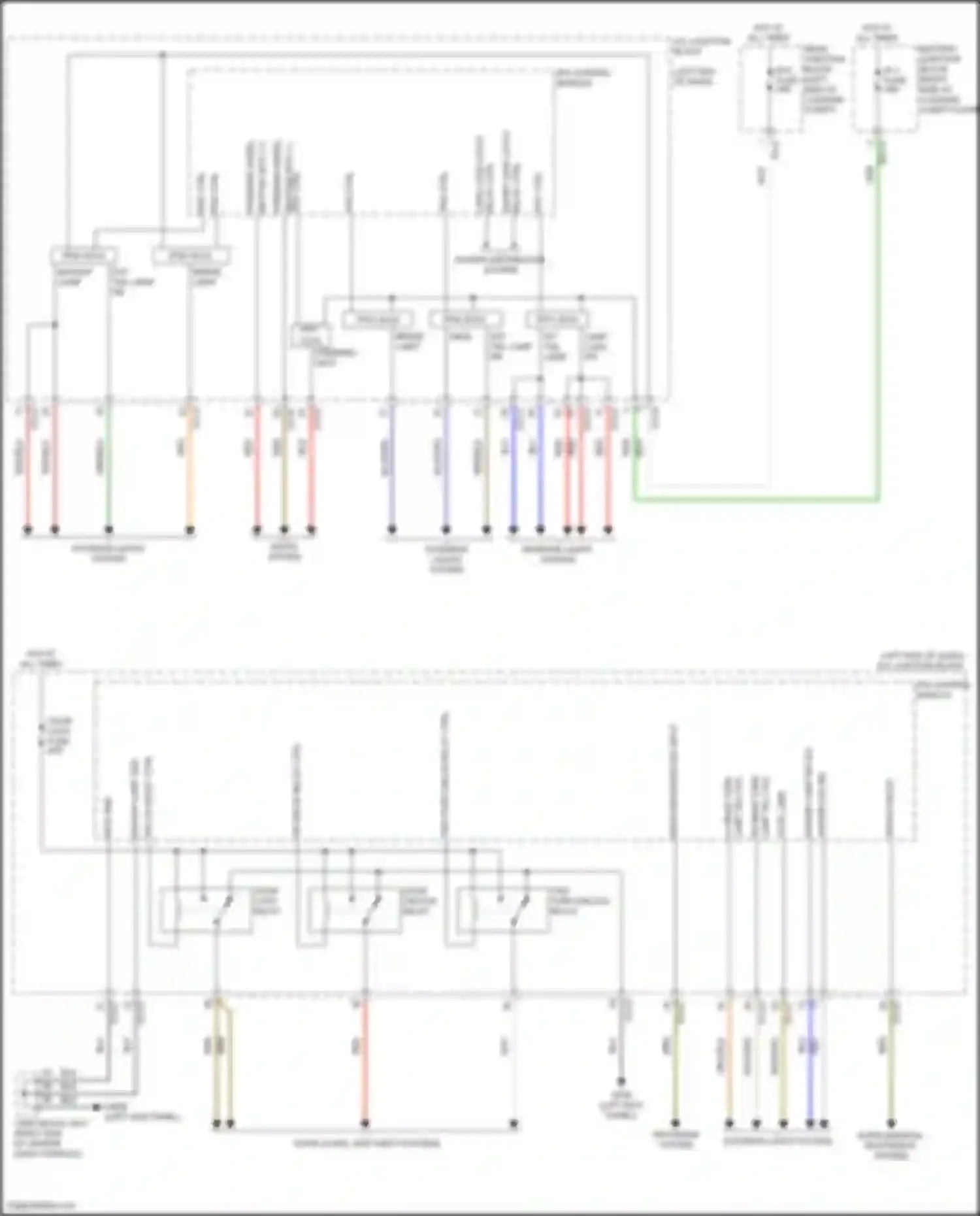 Wiring diagram icu-b for Genesis GV80 I facelift (2023-2024) (5 of 8)