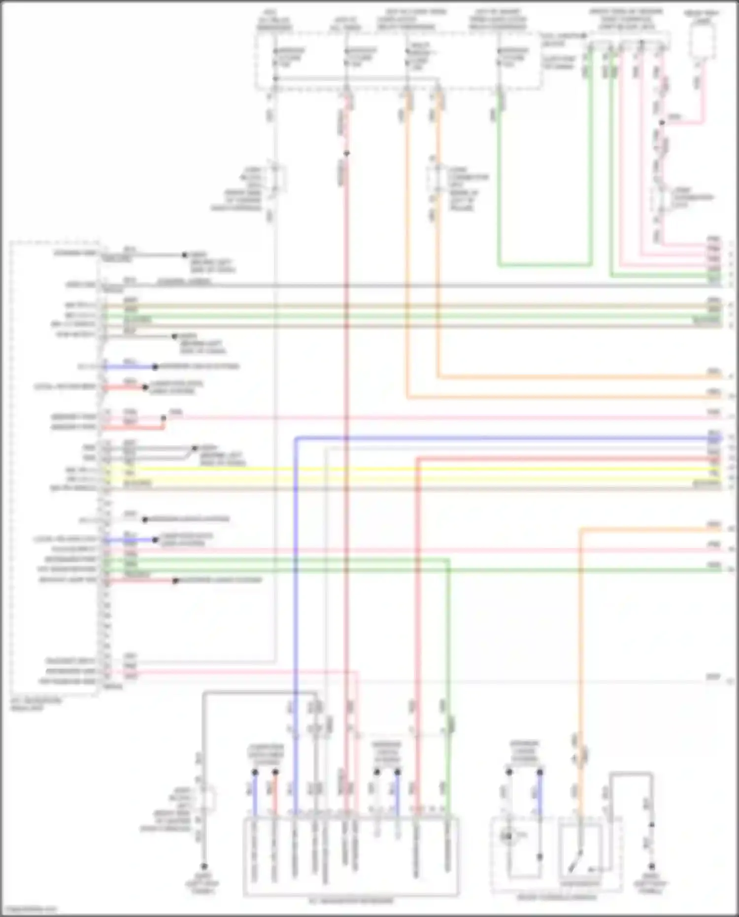 Wiring diagram keyboard pwr for Genesis GV80 I facelift (2023-2024) (1 of 6)