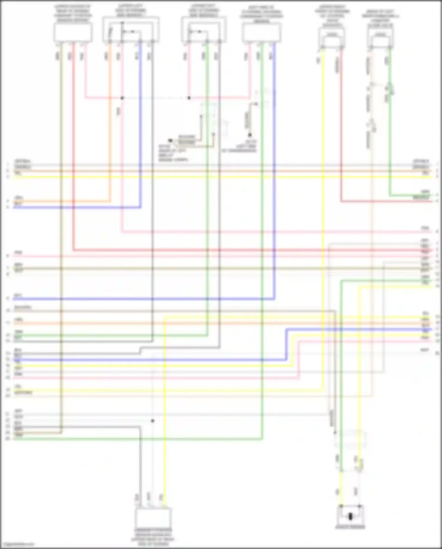 Wiring diagram map sensor 2 for Genesis GV80 I facelift (2023-2024) (1 of 1)