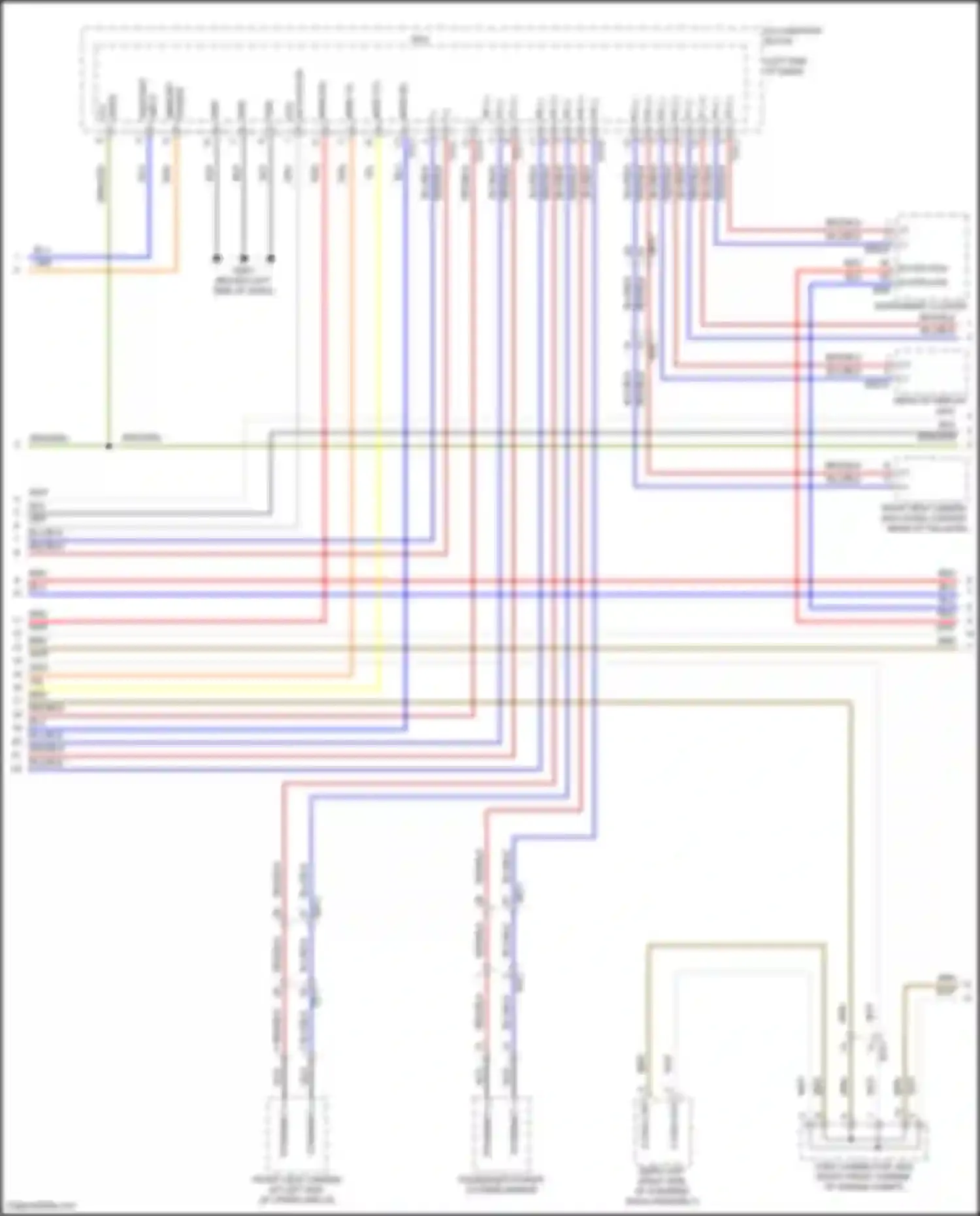 Wiring diagram mdps unit for Genesis GV80 I facelift (2023-2024) (1 of 5)