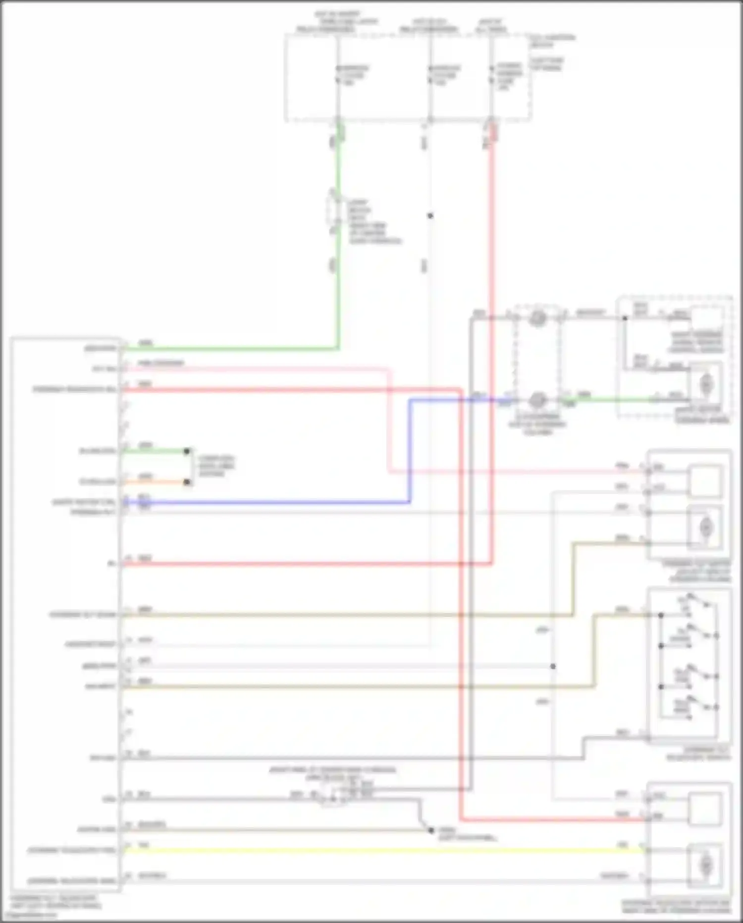 Wiring diagram module 3 fuse for Genesis GV80 I facelift (2023-2024) (10 of 17)