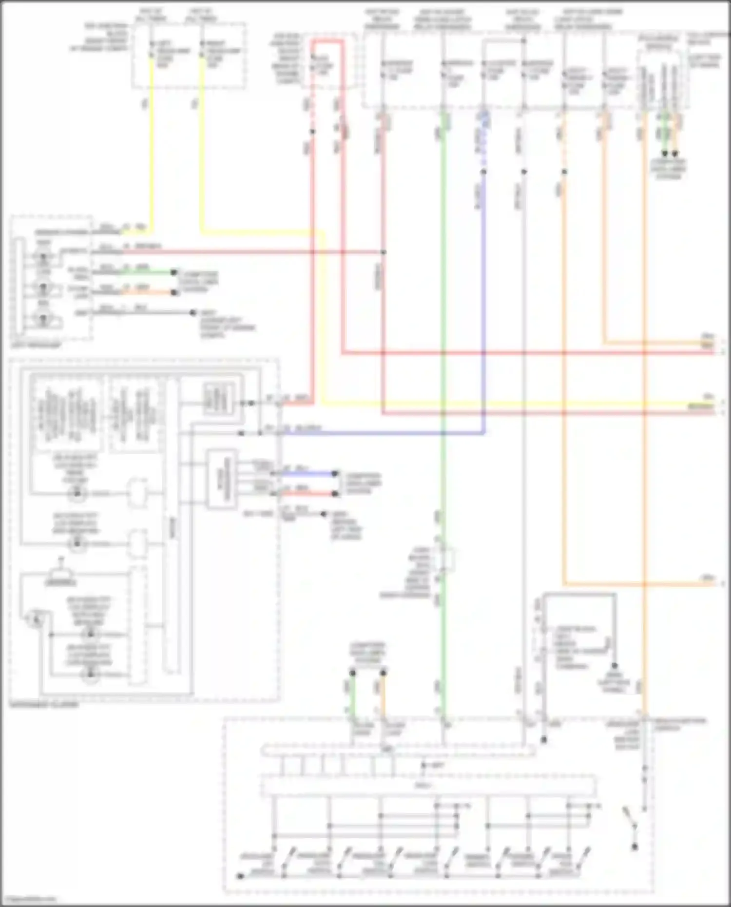 Wiring diagram module 3 fuse for Genesis GV80 I facelift (2023-2024) (12 of 17)