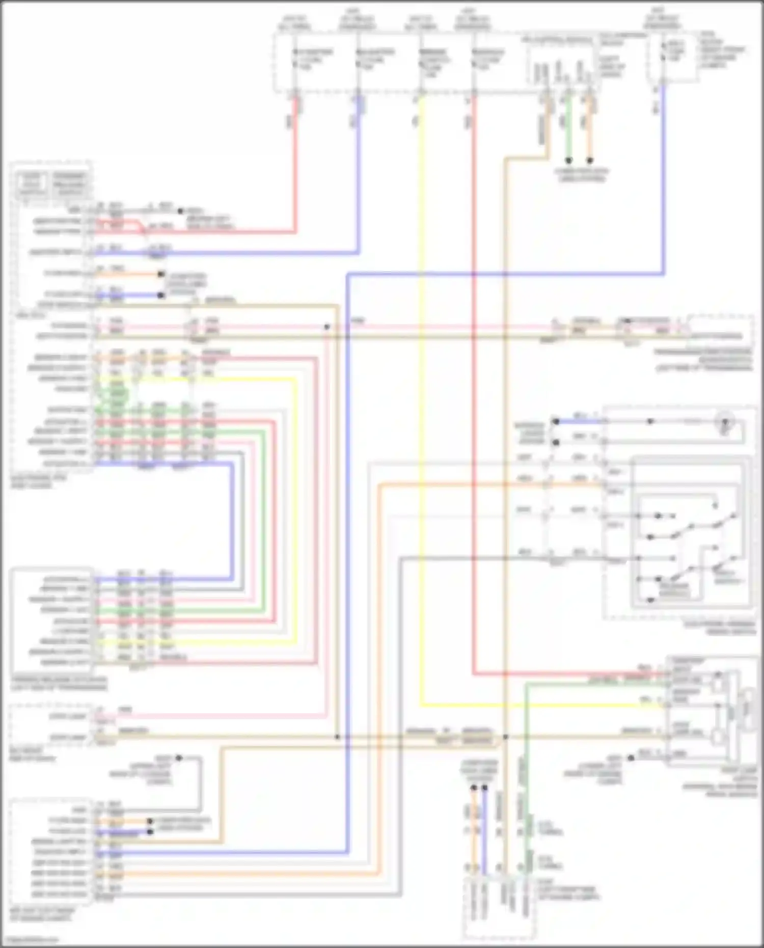 Wiring diagram module 7 fuse for Genesis GV80 I facelift (2023-2024) (10 of 22)