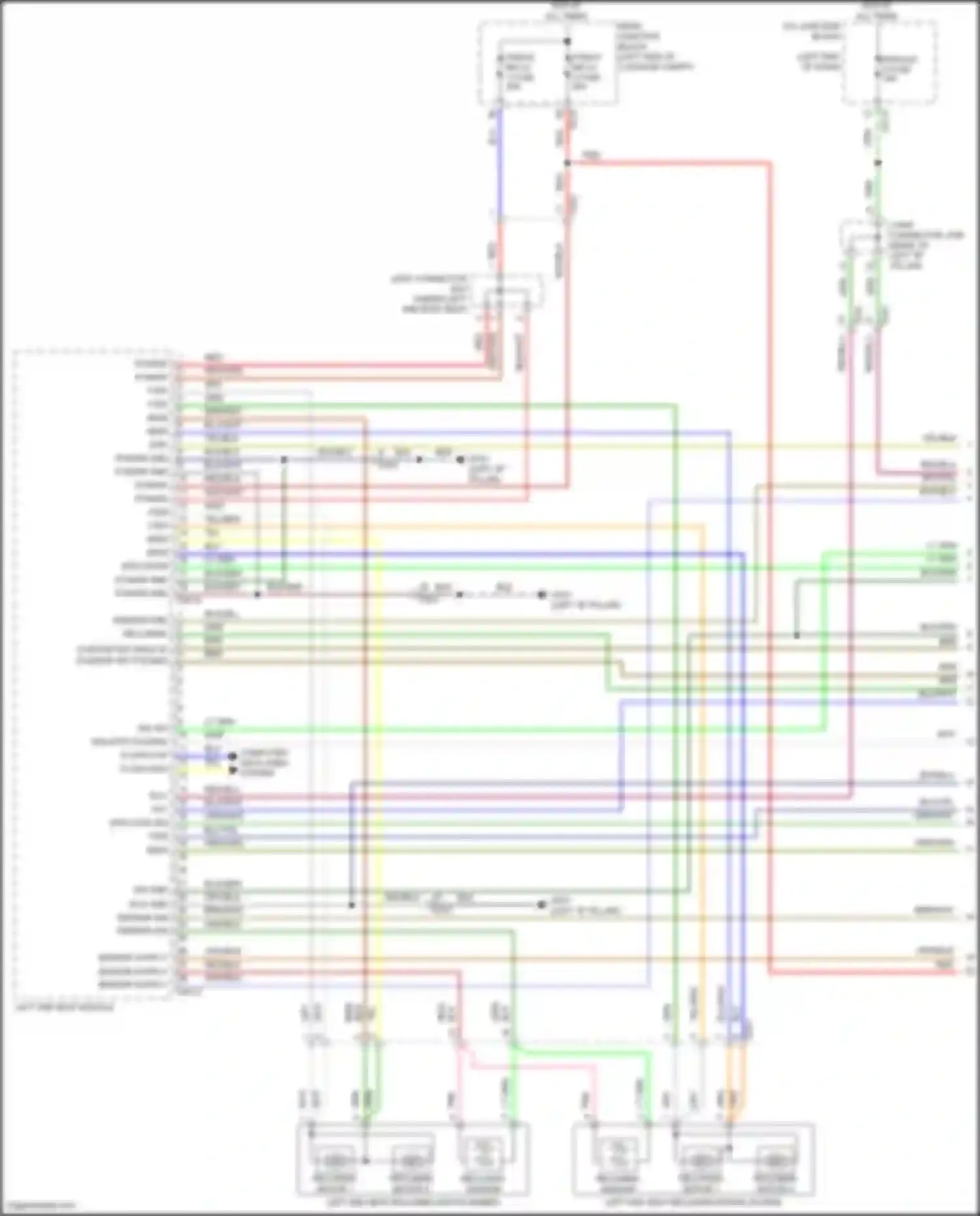 Wiring diagram mtr down for Genesis GV80 I facelift (2023-2024) (1 of 2)