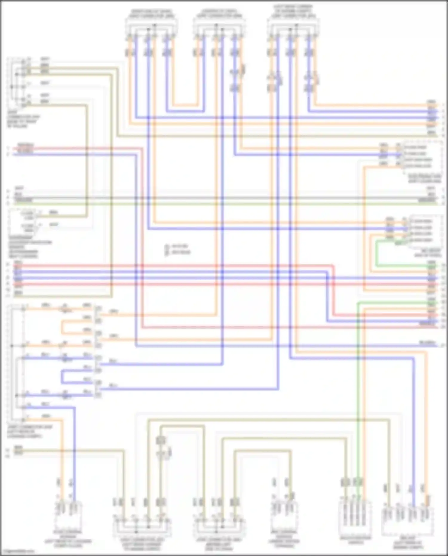 Wiring diagram multi- function switch for Genesis GV80 I facelift (2023-2024) (2 of 11)