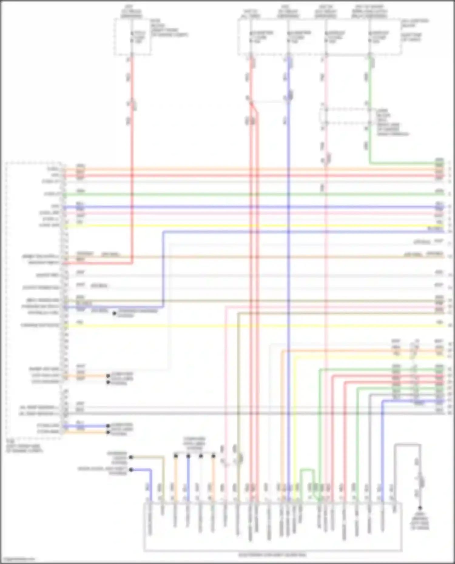 Wiring diagram p position for Genesis GV80 I facelift (2023-2024) (1 of 6)