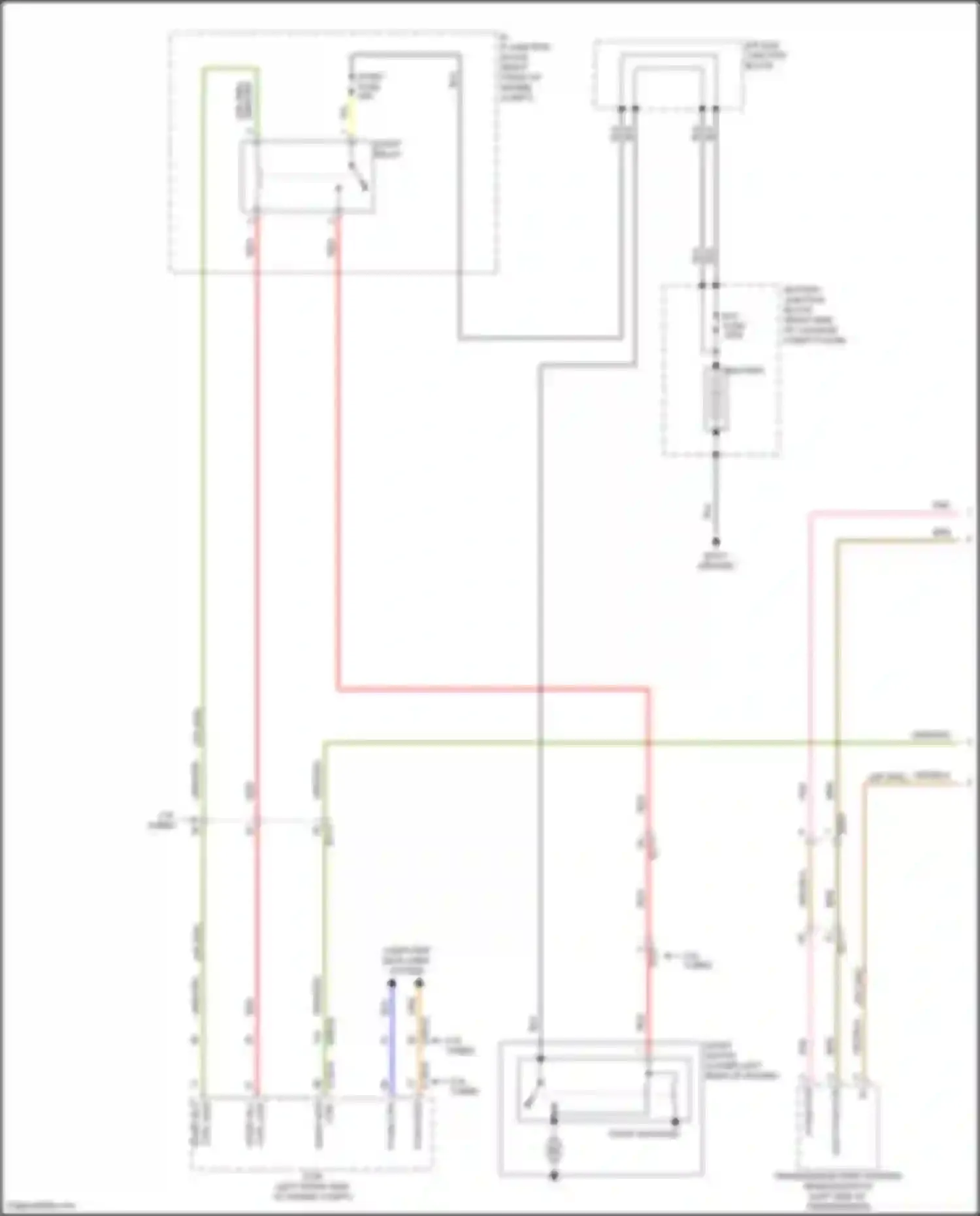 Wiring diagram red for Genesis GV80 I facelift (2023-2024) (170 of 216)