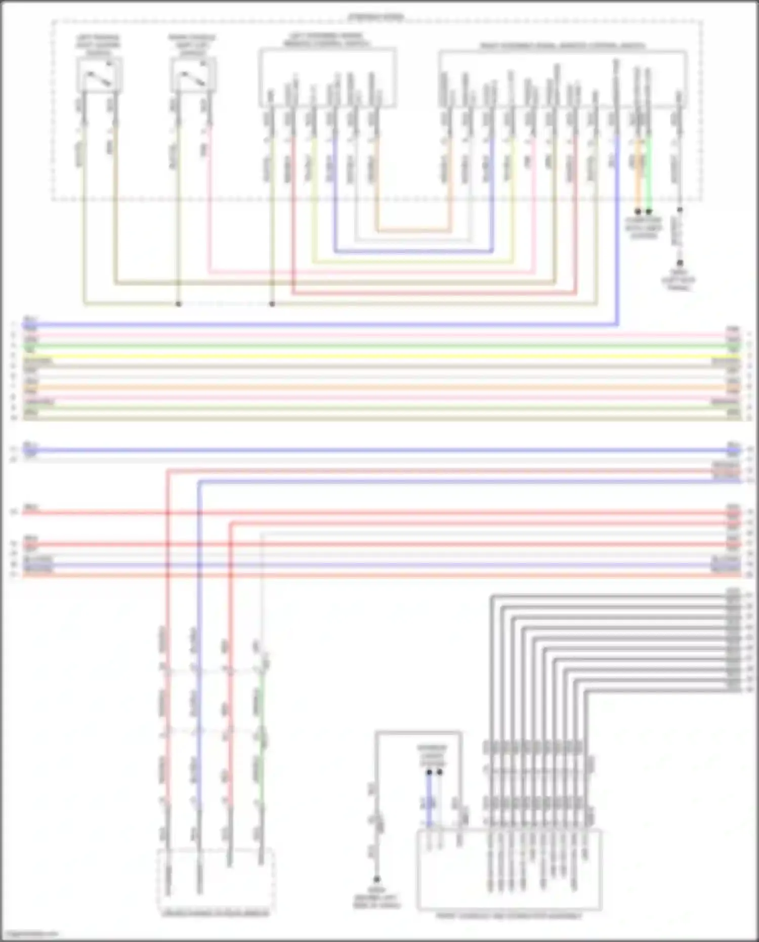 Wiring diagram red/org for Genesis GV80 I facelift (2023-2024) (6 of 36)