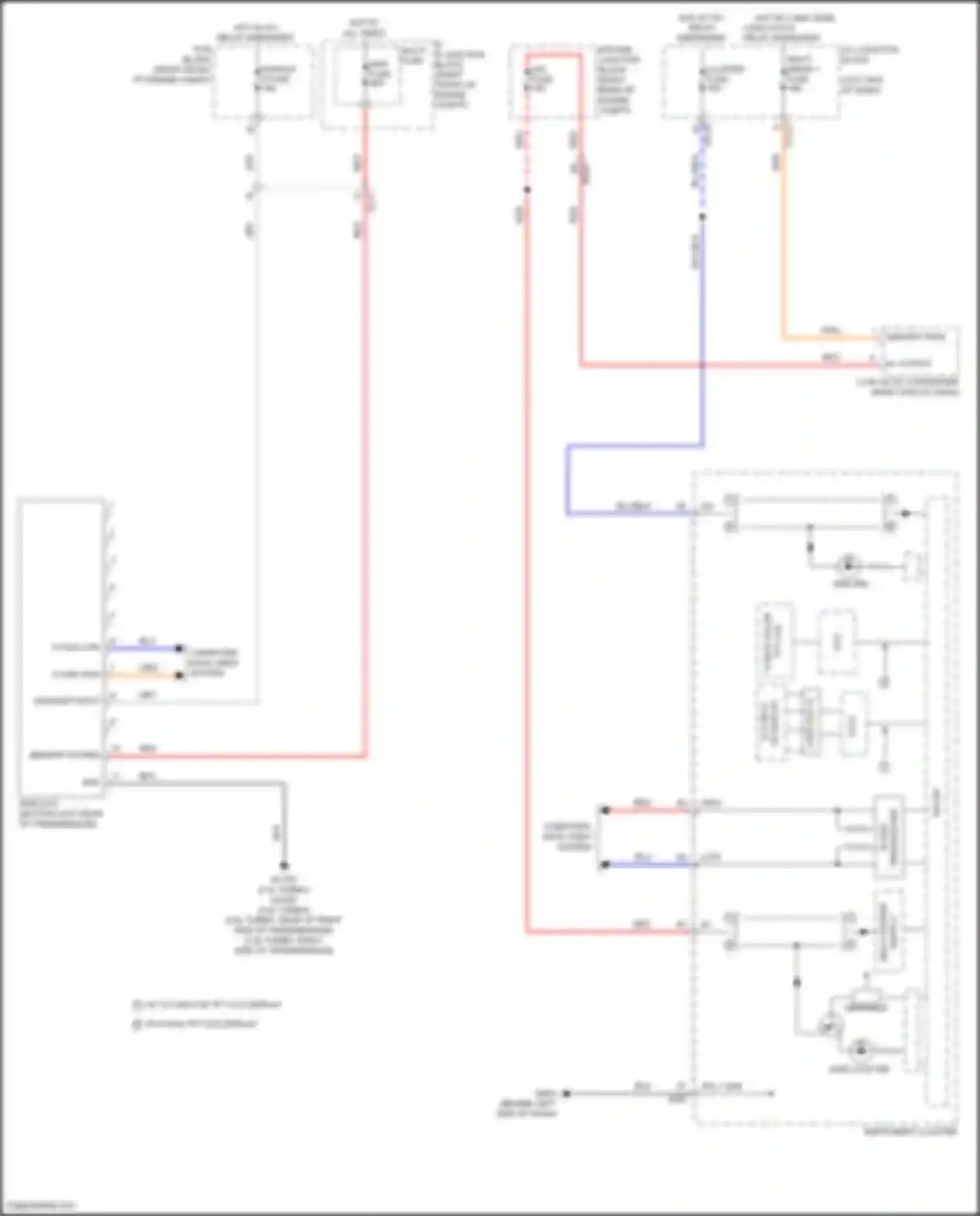 Wiring diagram relay energized for Genesis GV80 I facelift (2023-2024) (1 of 55)