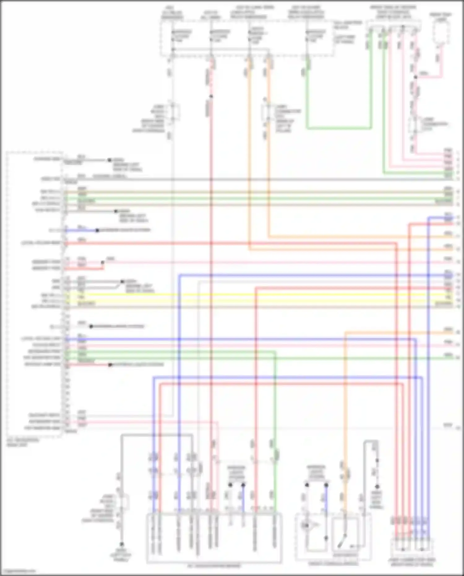 Wiring diagram right end of dash) for Genesis GV80 I facelift (2023-2024) (22 of 30)