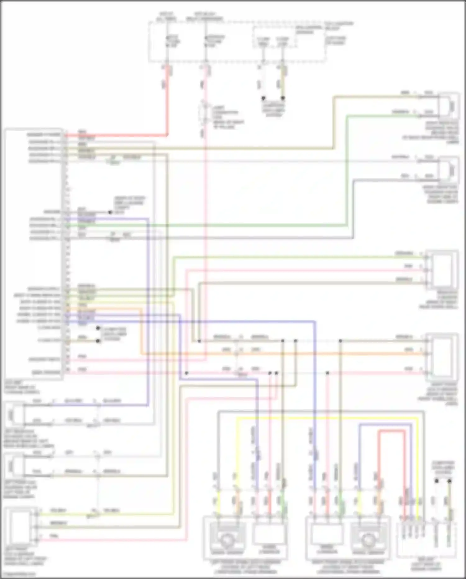 Wiring diagram right front esc solenoid valve for Genesis GV80 I facelift (2023-2024) (1 of 1)