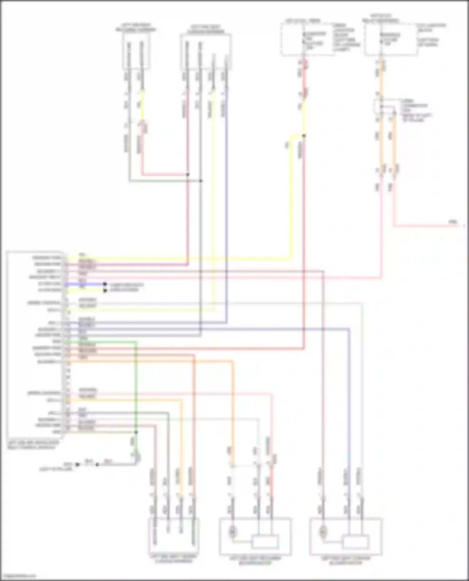 Wiring diagram speed control for Genesis GV80 I facelift (2023-2024) (3 of 6)