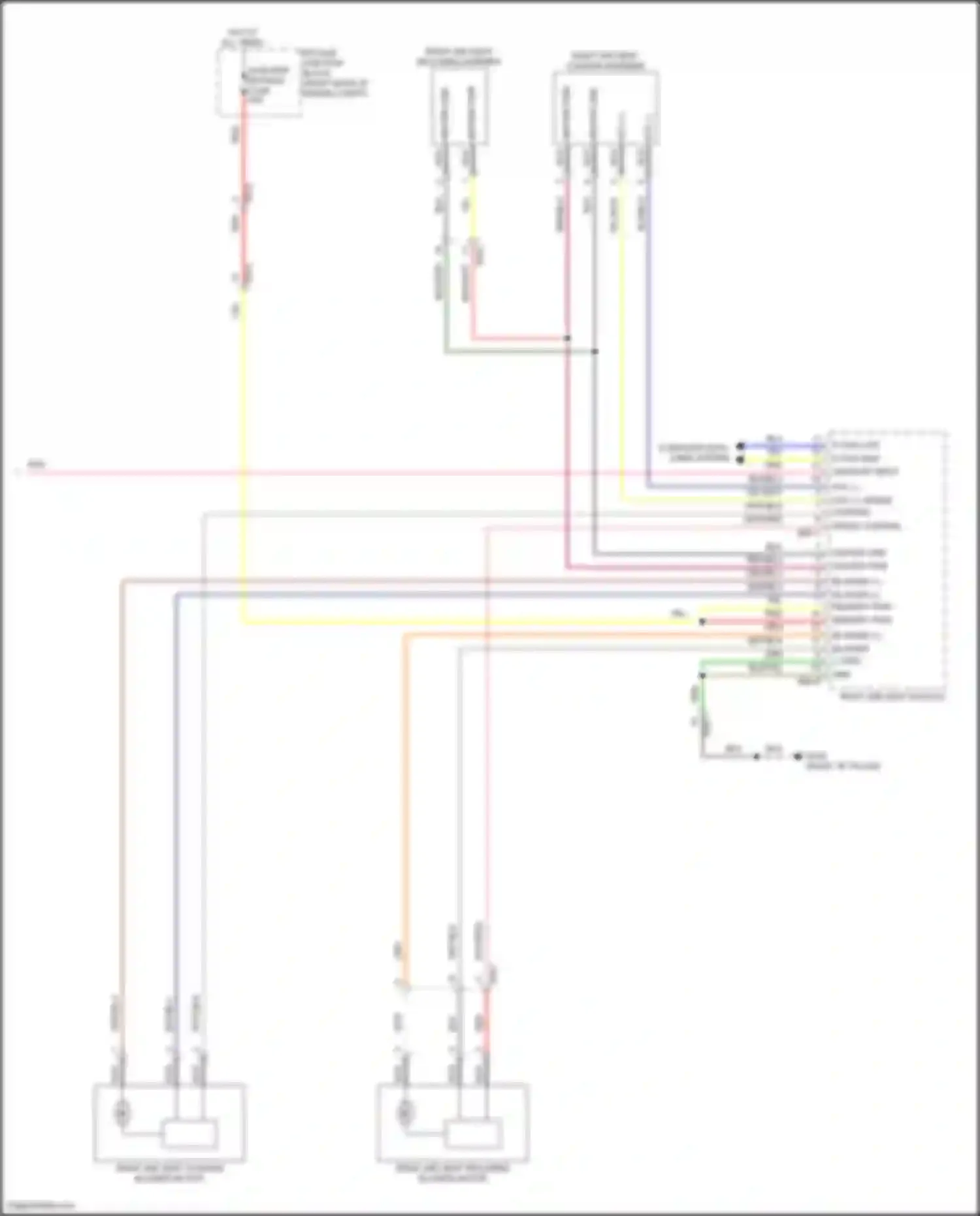 Wiring diagram speed control for Genesis GV80 I facelift (2023-2024) (6 of 6)