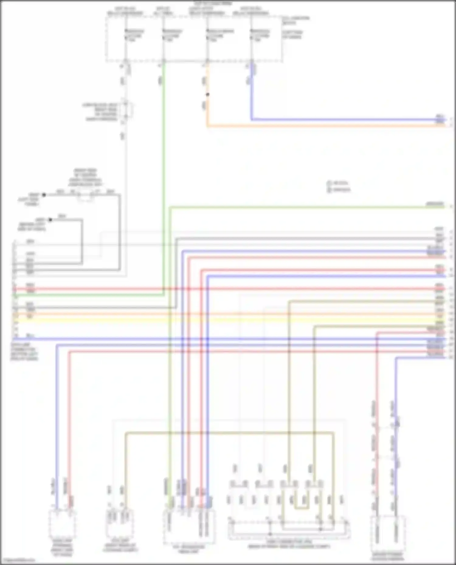 Wiring diagram w/ ecs for Genesis GV80 I facelift (2023-2024) (2 of 4)