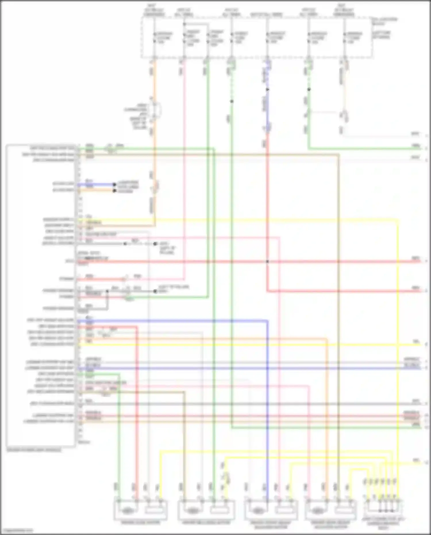 Wiring diagram wht/org for Genesis GV80 I facelift (2023-2024) (4 of 23)
