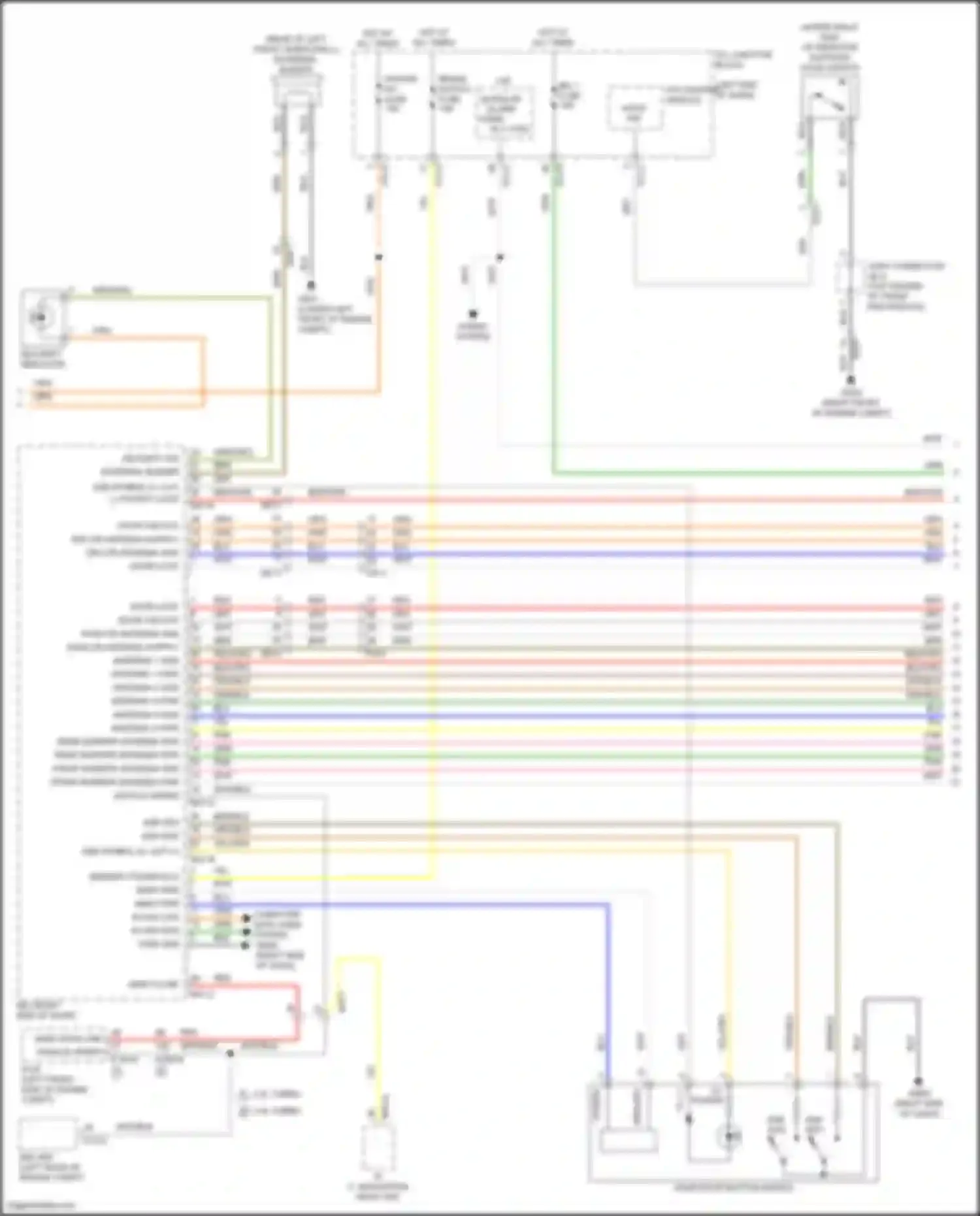 Wiring diagram yel/org for Genesis GV80 I facelift (2023-2024) (1 of 21)