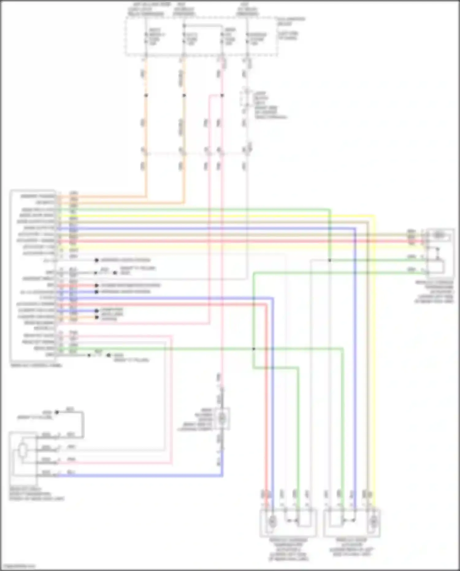 GV80 Genesis I (2020-2023): Rear a/c circuit, manual