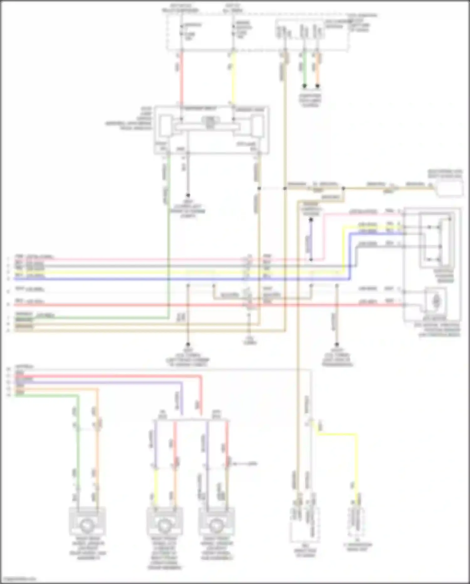 GV80 Genesis I (2020-2023): Cruise control circuit (3 of 3)