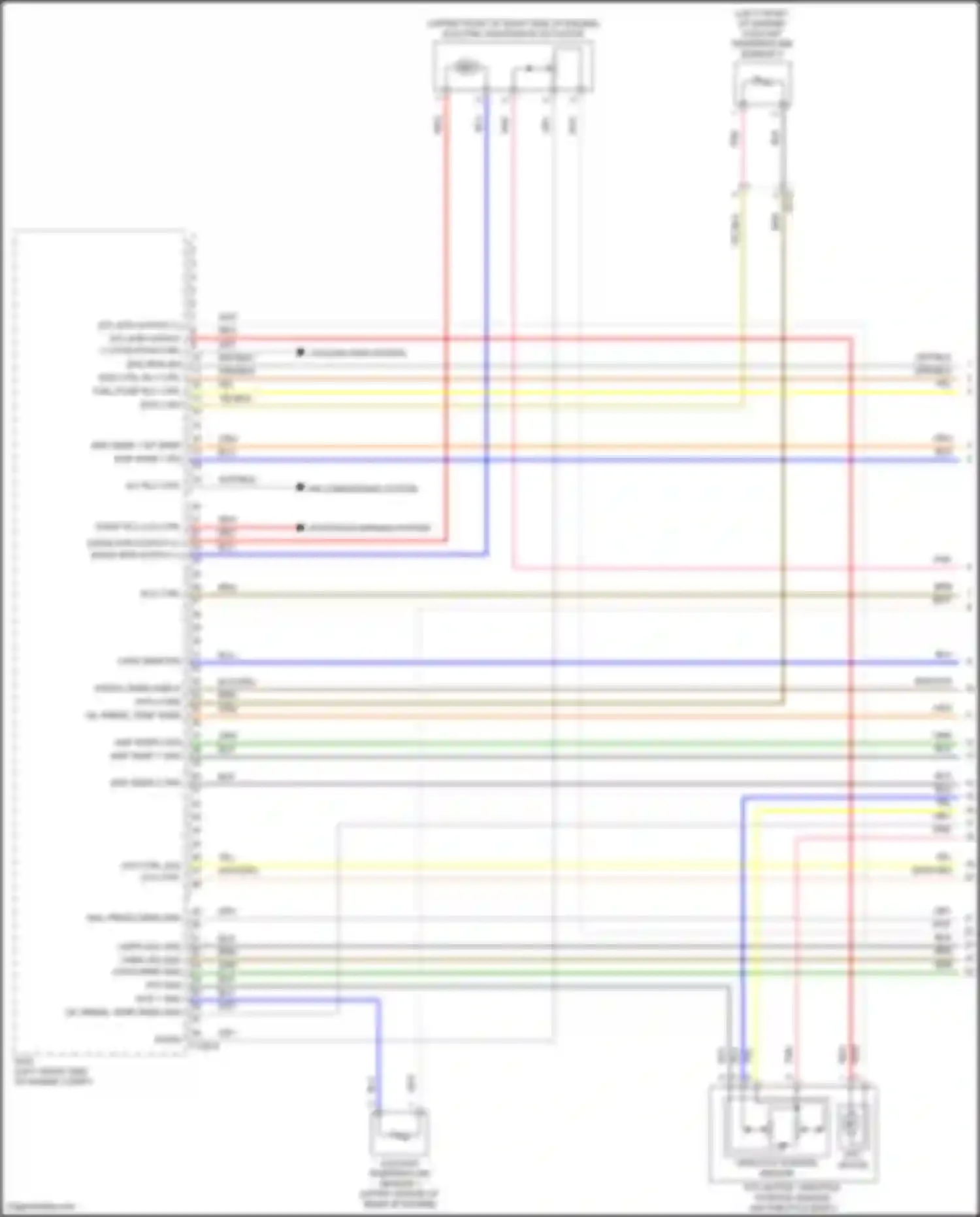GV80 Genesis I (2020-2023): Wiring diagram engine performance 2.5l turbo, engine controls circuit (1 of 9)