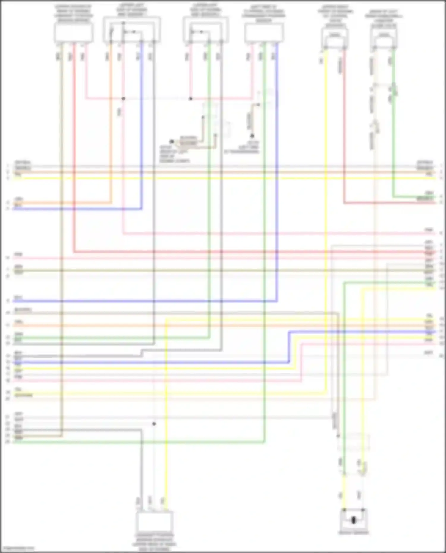 GV80 Genesis I (2020-2023): Wiring diagram engine performance 2.5l turbo, engine controls circuit (2 of 9)