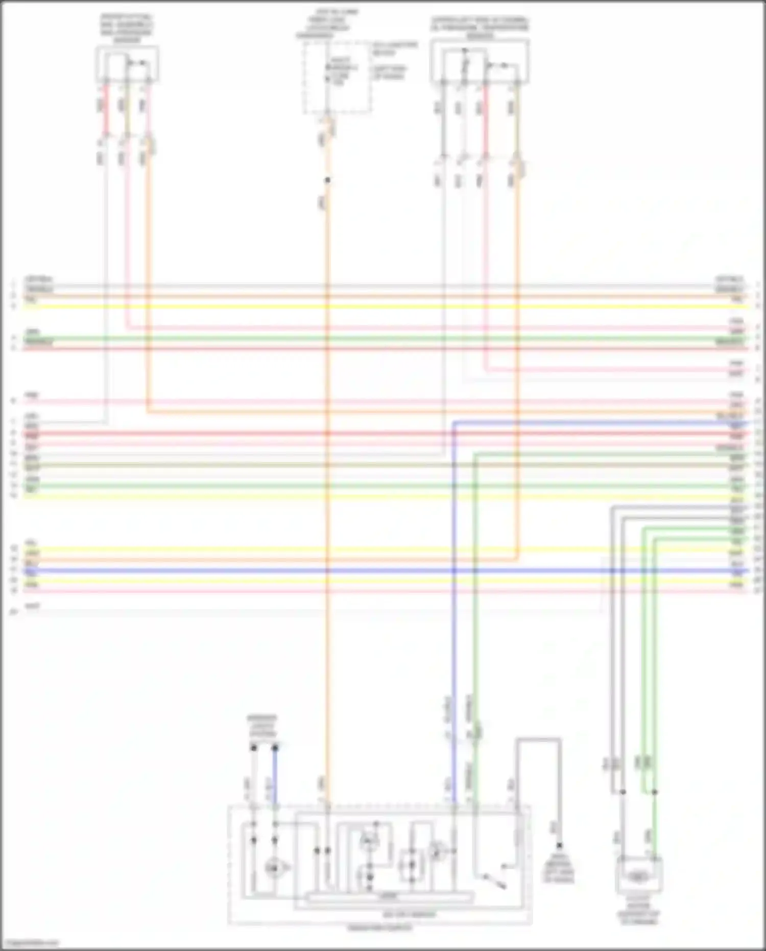 GV80 Genesis I (2020-2023): Wiring diagram engine performance 2.5l turbo, engine controls circuit (3 of 9)