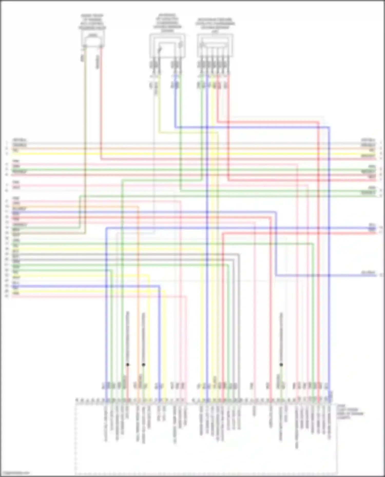 GV80 Genesis I (2020-2023): Wiring diagram engine performance 2.5l turbo, engine controls circuit (4 of 9)