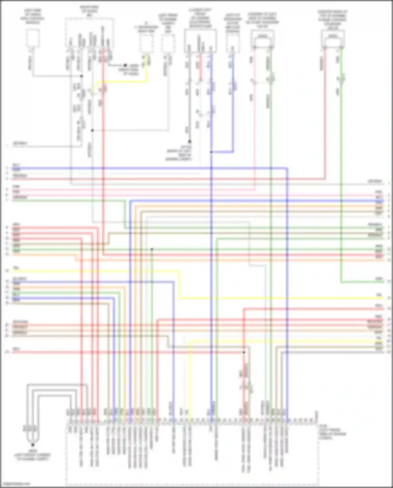 GV80 Genesis I (2020-2023): Wiring diagram engine performance 2.5l turbo, engine controls circuit (7 of 9)