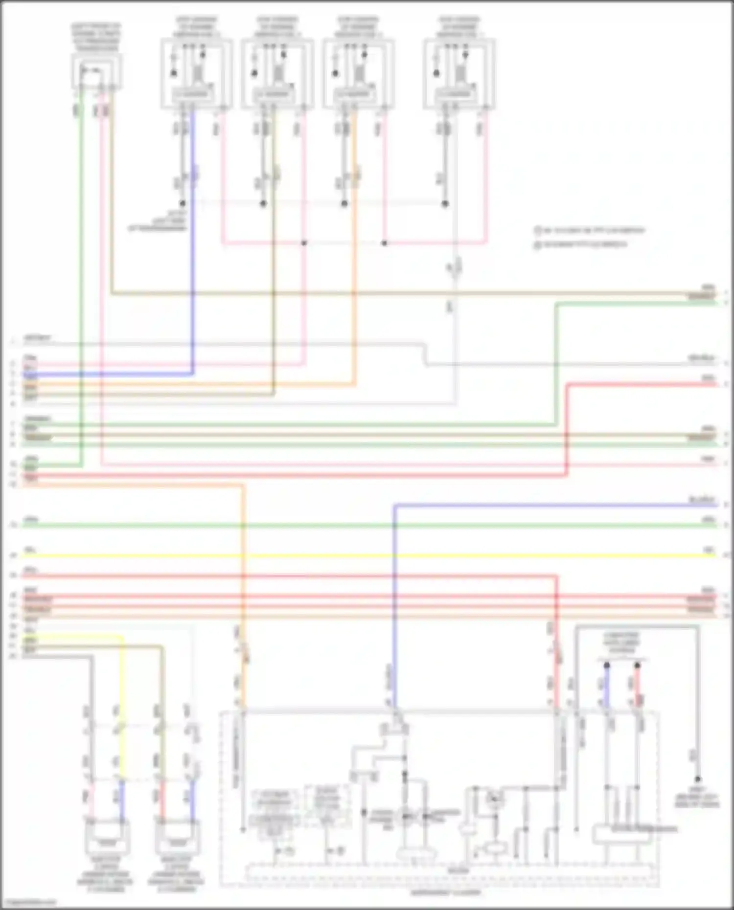 GV80 Genesis I (2020-2023): Wiring diagram engine performance 2.5l turbo, engine controls circuit (8 of 9)