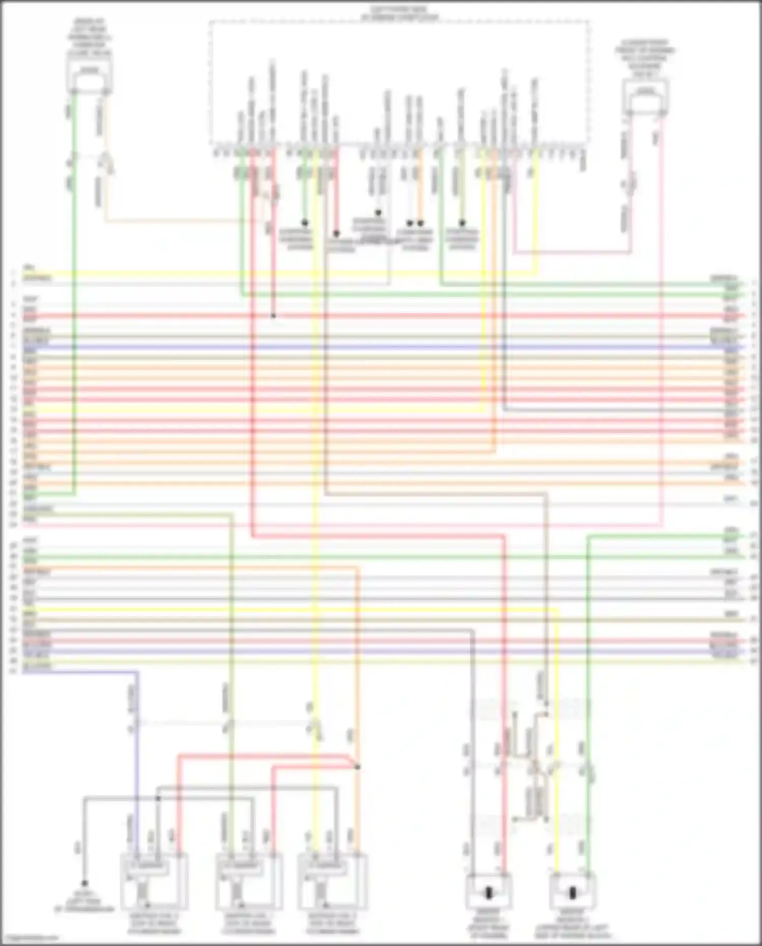 GV80 Genesis I (2020-2023): Wiring diagram engine performance 3.5l turbo, engine controls circuit (6 of 8)